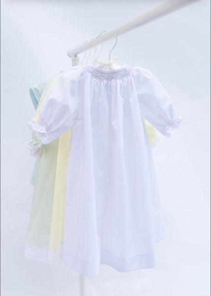 Do Say Give  Girls Hand Smocked Bishop Daygown