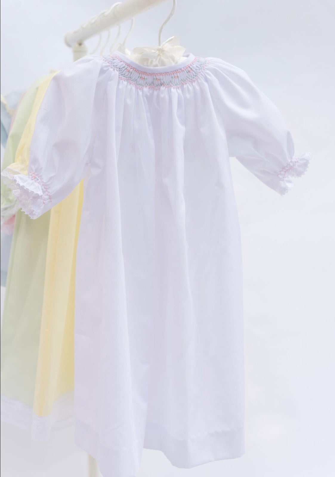 Do Say Give  Girls Hand Smocked Bishop Daygown