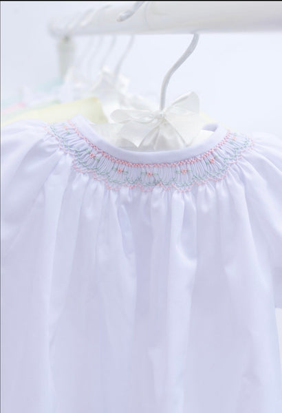 Do Say Give  Girls Hand Smocked Bishop Daygown