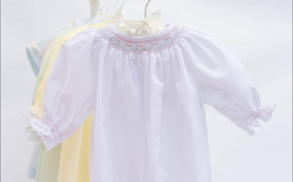Do Say Give  Girls Hand Smocked Bishop Daygown