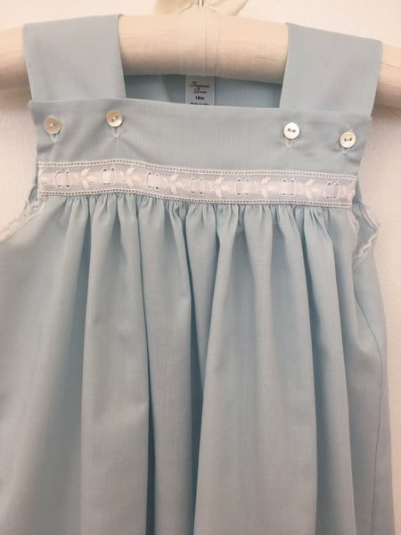 Frances Rose Baby Blue Sundress