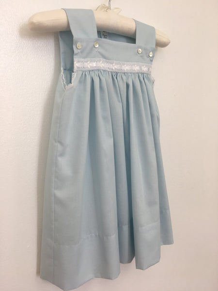 Frances Rose Baby Blue Sundress